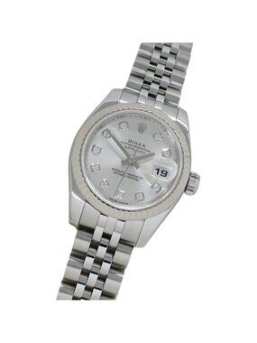 Rolex Datejust Watch Diamond Automatic Winding at Stainless SS White Gold WG